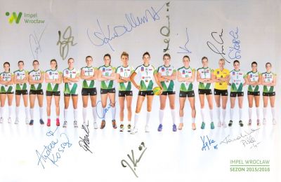 Impel Wrocław (Magdalena Gryka, Andrea Kossanyiova, Lenka Durr, Monika Ptak, Karolina Costagrande, Katarzyna Skowrońska-Dolata, Joanna Kaczor, Milena Radecka, Kristin Hildebrand, Agnieszka Kąkolewska, Agata Sawicka, Aleksandra Sikorska, Karolina Piśla
